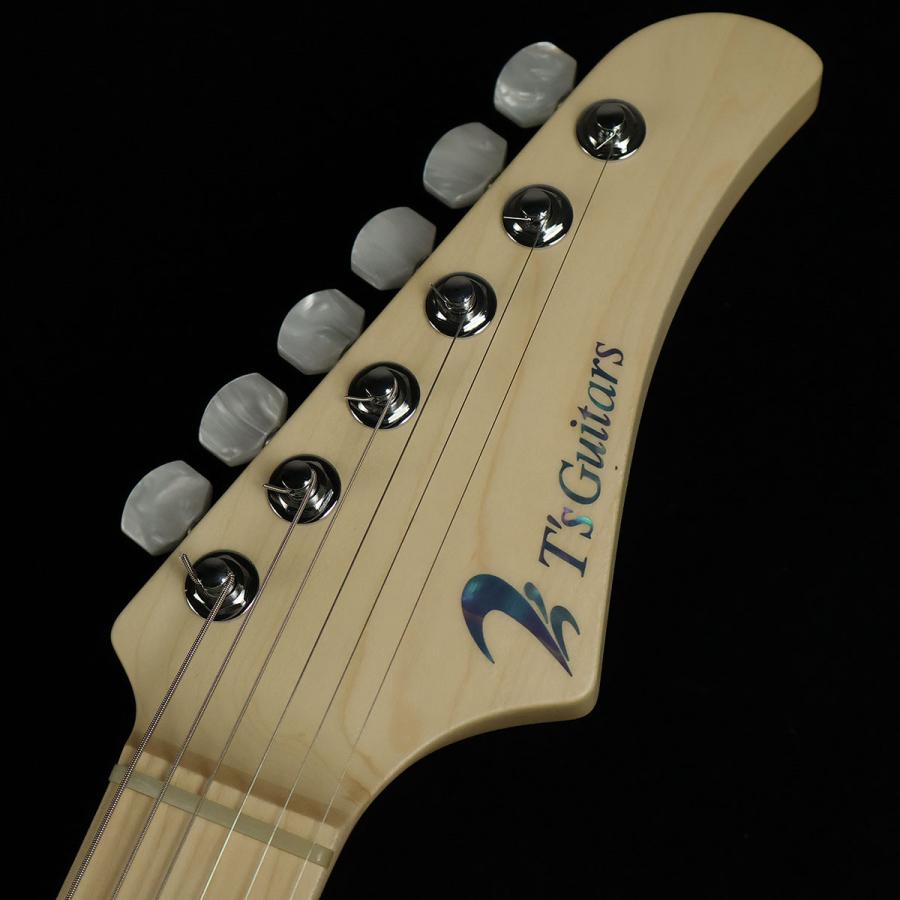 旧価格】 T's Guitars ティーズギター DST-Pro22 Exotic Maple Black