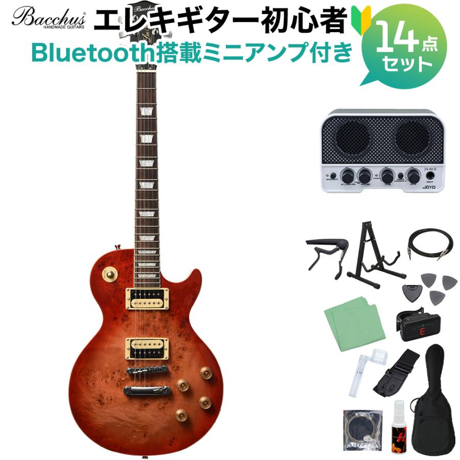 Bacchus バッカス BLP-BP/R RD-B エレキギター初心者14点セット 