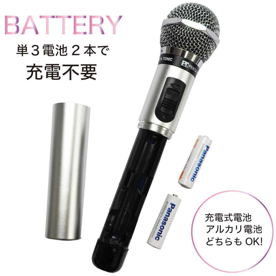 PENTATONIC GTM-150 ゴールド ポーチセット カラオケ用マイク 赤外線