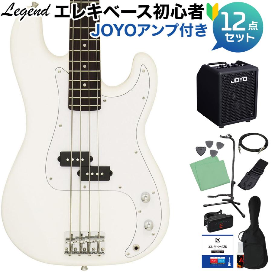LEGEND レジェンド LPB-Z WH エレキベース初心者12点セット 多機能