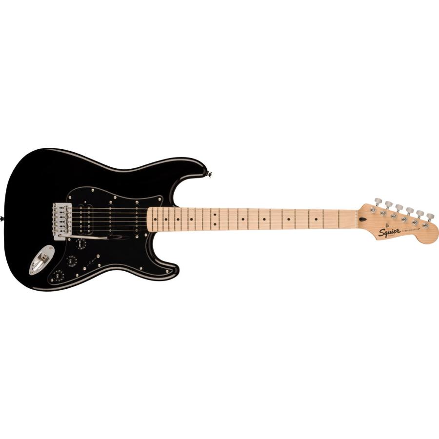 スクワイヤー SONIC STRATOCASTER HSS Maple Fingerboard Black