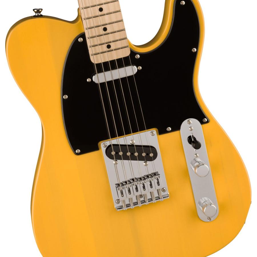 Squier by Fender スクワイヤー / スクワイア SONIC TELECASTER Maple Fingerboard Black Pickguard Butterscotch Blonde テレキャスター エレキギター ソニック｜shimamura｜04