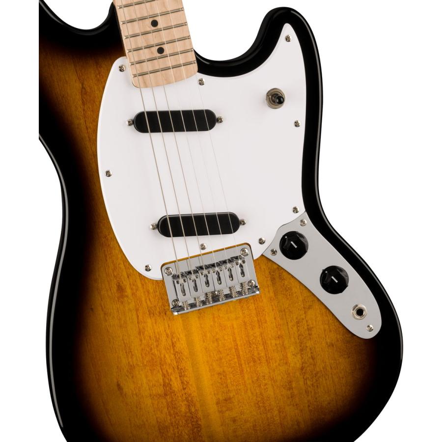 Squier by Fender スクワイヤー / スクワイア SONIC MUSTANG Maple Fingerboard White Pickguard 2-Color Sunburst ムスタング エレキギター ソニック｜shimamura｜04
