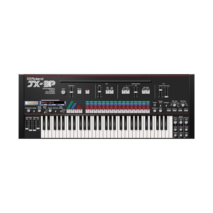 Roland ローランド Cloud JX-3P Roland Cloud用 買い切り版 シリアルコード Lifetime Keys メール納品