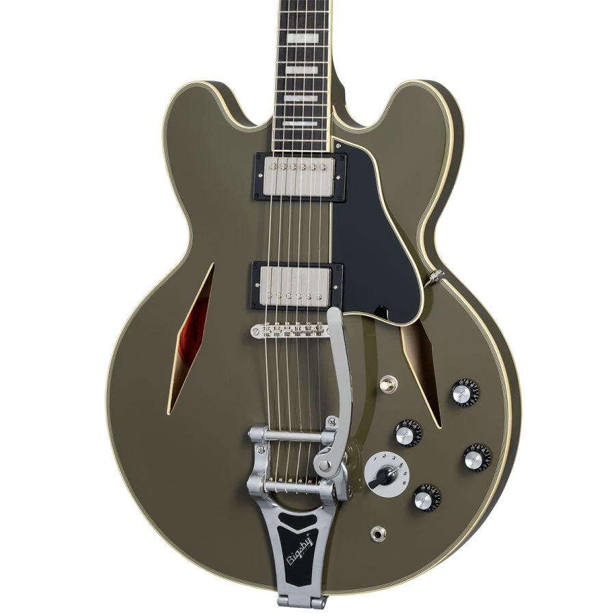 Epiphone エピフォン Shinichi Ubukata ES-355 Ver.02 Olive Drab エレキギター 生形真一 シグネチャーの画像
