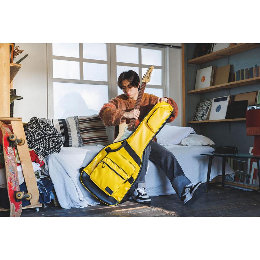 Bruzze エレキギター イエロー ジャンク品 Bruzze エレキギター