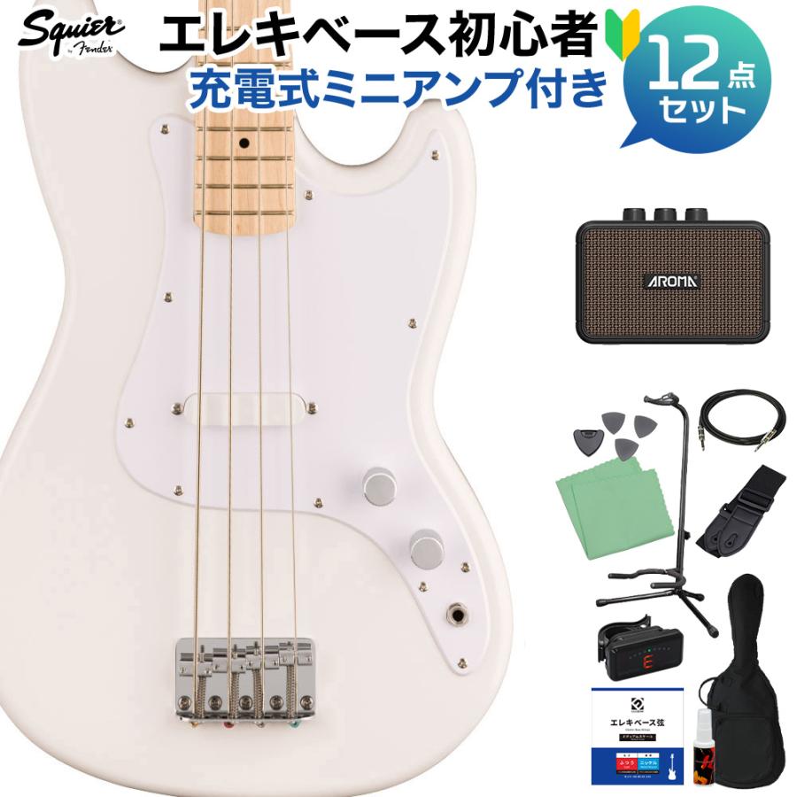 楽器・機材 良品 Squier by Fender スクワイヤー by フェンダー ホワイト
