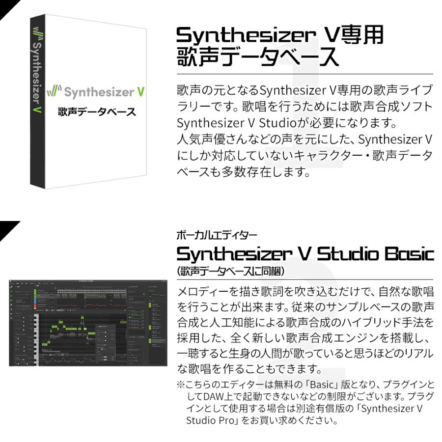 AH-Software 重音テト 初心者スターターセット Synthesizer V AI 音声