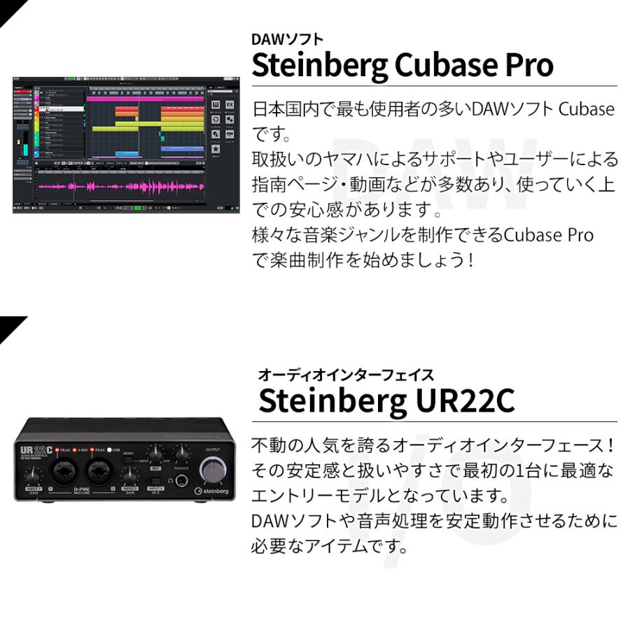 Steinberg UR22C 初心者DTMセット