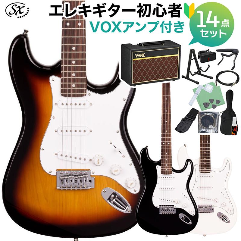 SX エスエックス ED1 エレキギター 初心者14点セットVOXアンプ付き