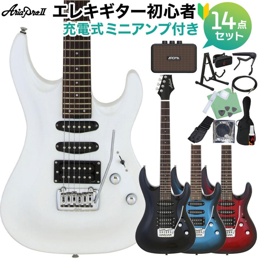 AriaProII アリアプロ2 MAC-STD エレキギター初心者14点セット充電式