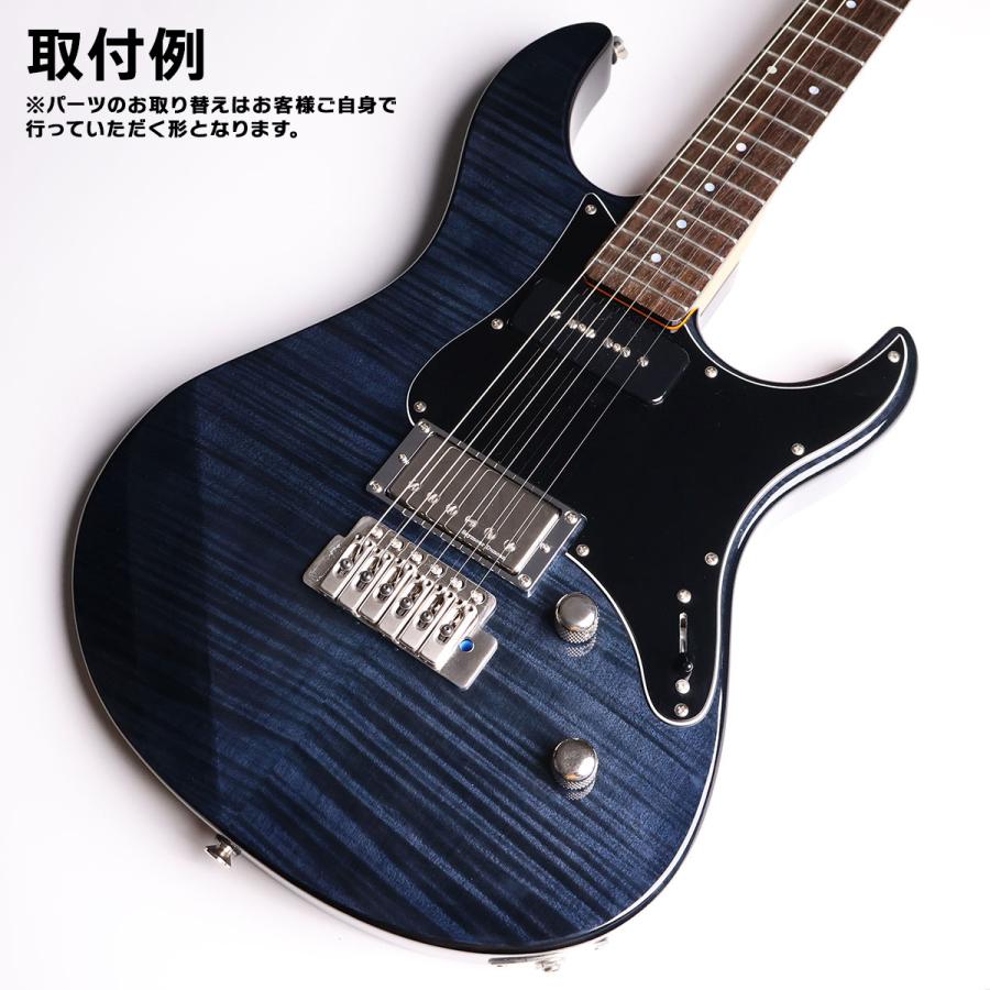 YAMAHA PACIFICA611VFM TBL ブラックピックガード＋メタルエスカッション＋ブラックPUカバー セット エレキギター ヤマハ パシフィカ｜shimamura｜03