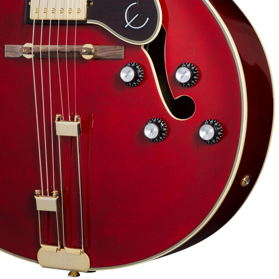 フルアコ　Epiphoneブロードウェイ　ほぼ新品 Epiphone Broadway Wine Red エレキギター フルアコ エピフォン