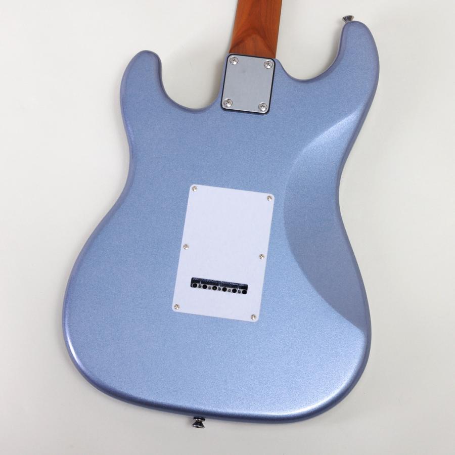 バスカーズエレキギター 青紫、付属品付き BUSKER'S BST-Standard ストラトキャスタータイプ ローステッド