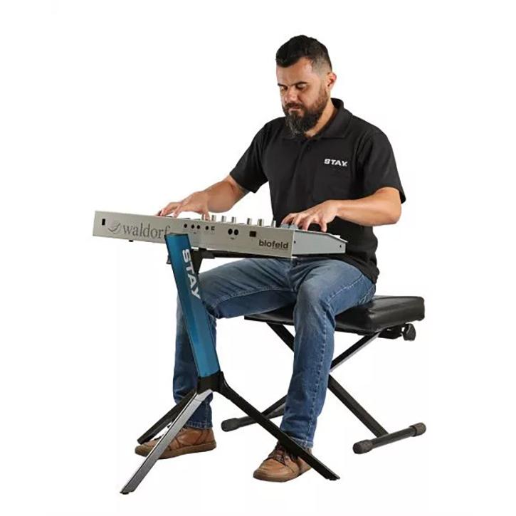 Stay Music コンパクトキーボードスタンド 数量限定特価 STAY ステイ Compact ブラック 軽量 2.0kg 76鍵盤