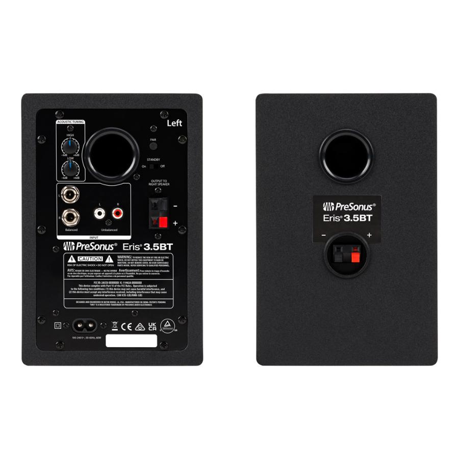 PreSonus プレソナス Eris 3.5BT 2nd Gen (Black) 1ペア ケーブル