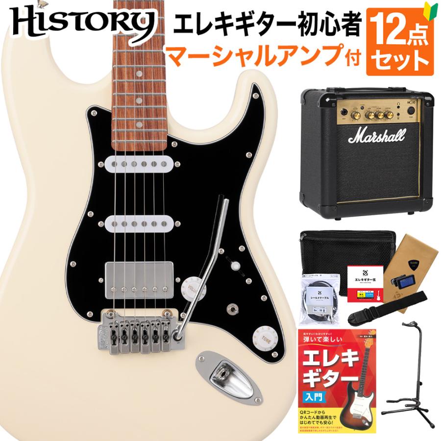 HISTORY（ヒストリー） HST/SSH-Performance Vintage White エレキ
