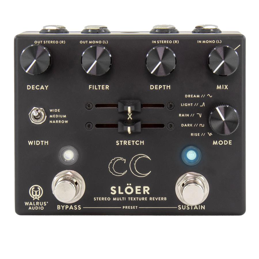 WALRUS AUDIO SLÖER リバーブエフェクター WALRUS AUDIO ウォルラスオーディオ Sloer Stereo Ambient Reverb
