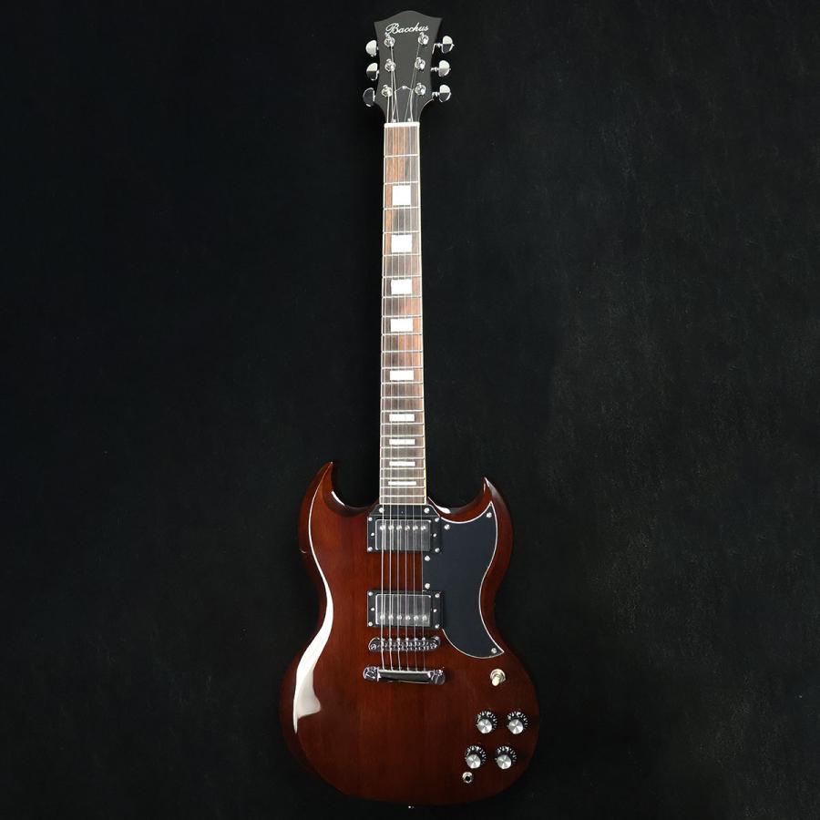 ■Bacchus MARQUIS STD A-BR バッカス マーキス Bacchus MARQUIS-STD A-CHG エレキギター初心者14点セット【マーシャル