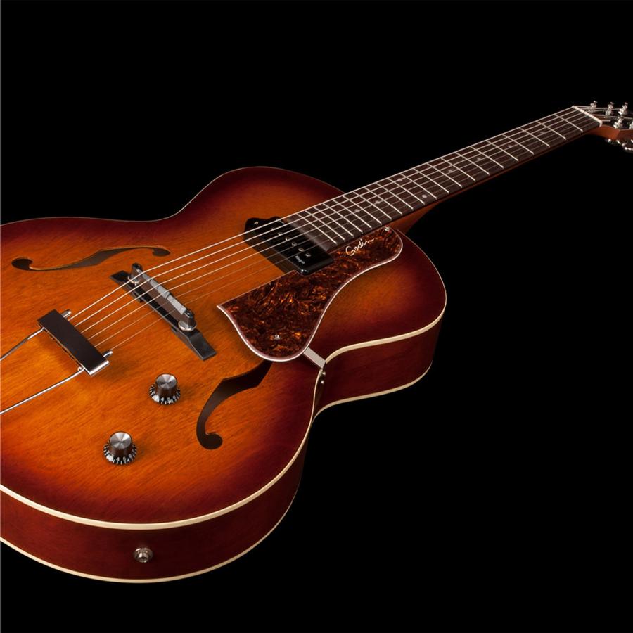 Godin ゴダン 5th Avenue Kingpin P90 Cognac Burst フルアコ Godin ゴダン 5th Avenue Kingpin P90 Cognac Burst フルアコ