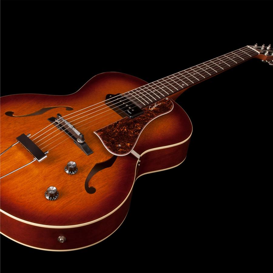 Godin ゴダン 5th Avenue Kingpin P90 Cognac Burst フルアコギター エレキギター｜shimamura｜08