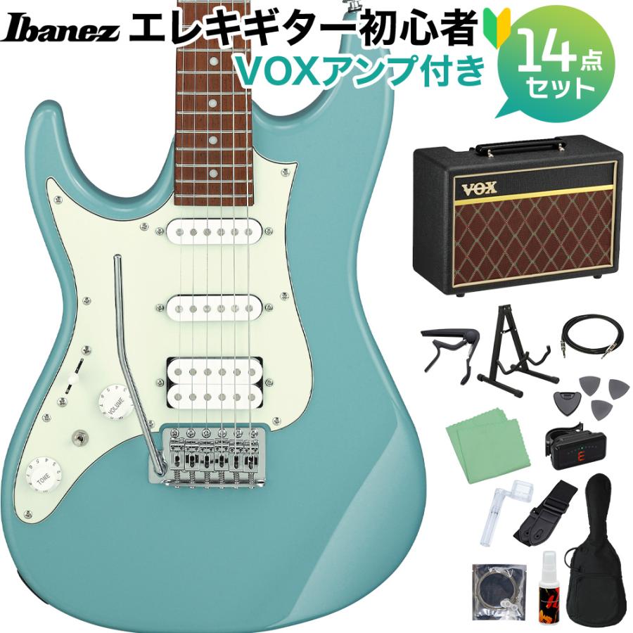 Ibanez（アイバニーズ） AZES40L PRB エレキギター初心者14点セット 