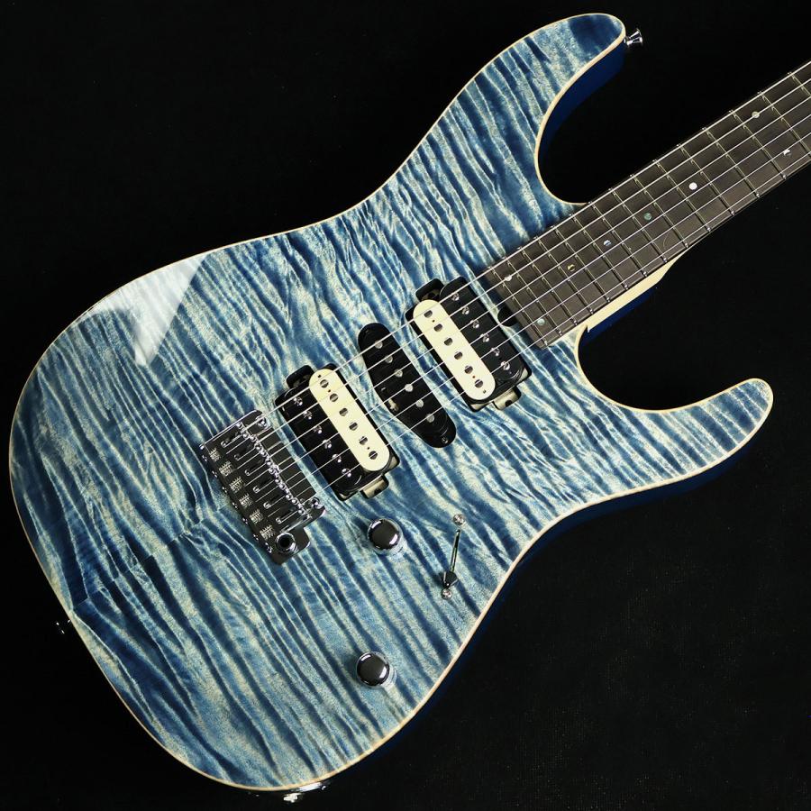 T's Guitars ティーズギター DST-Pro24 Exotic Maple Trans Blue