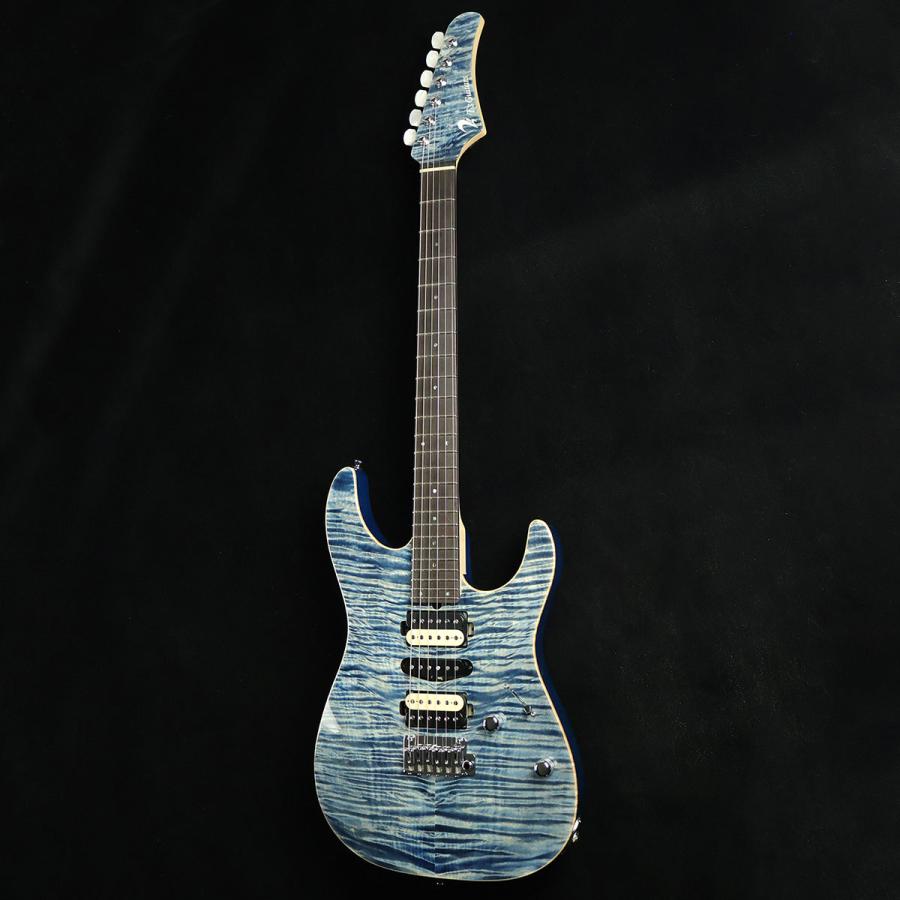 T's Guitars ティーズギター DST-Pro24 Exotic Maple Trans Blue