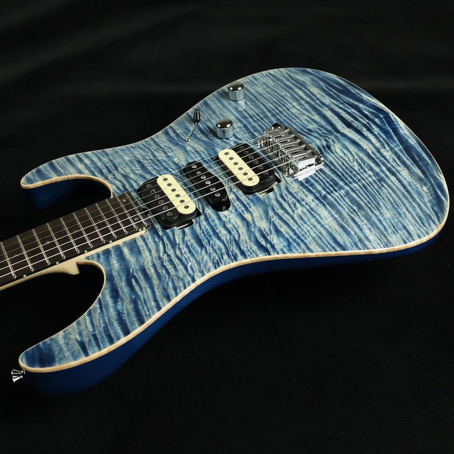 T's Guitars ティーズギター DST-Pro24 Exotic Maple Trans Blue Denim