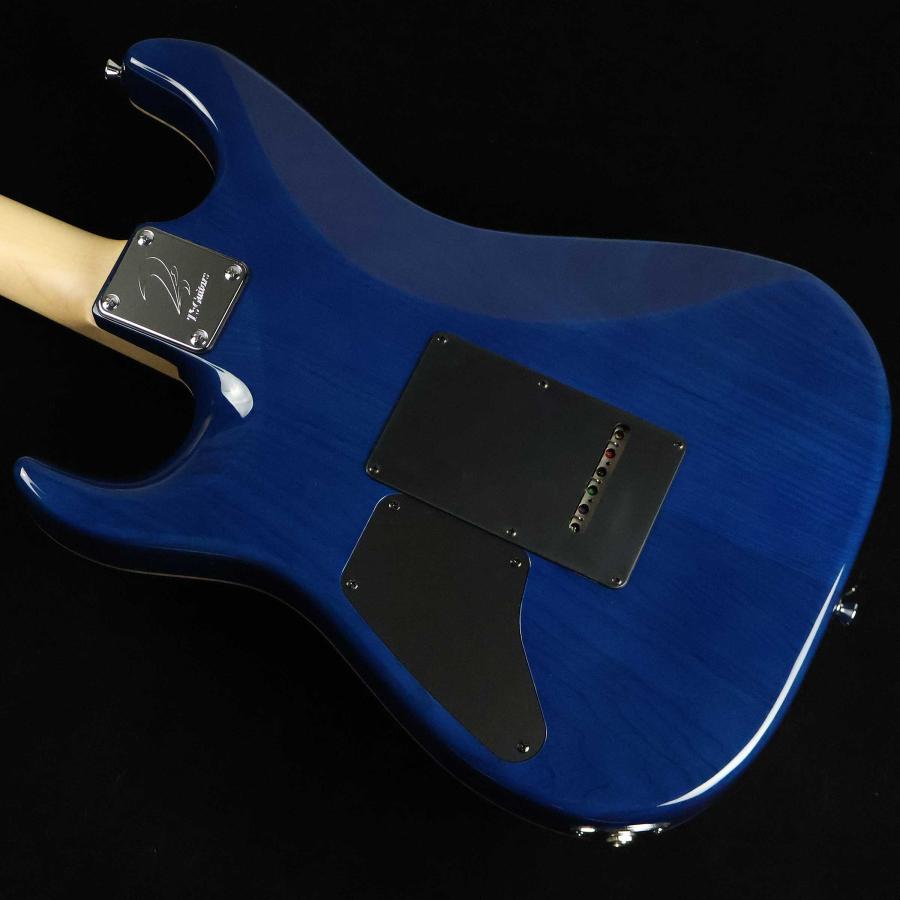 美品T's Guitars DST Pro22ストラトキャスターエレキギター T's Guitars DST-Pro24 Exotic Maple Trans Blue Denim S/N：032955