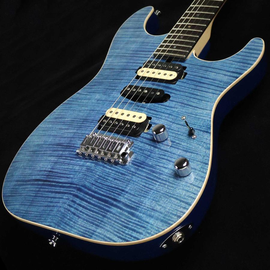 T's Guitars ティーズギター DST-Pro22 Flame Maple Arctic Blue S/N