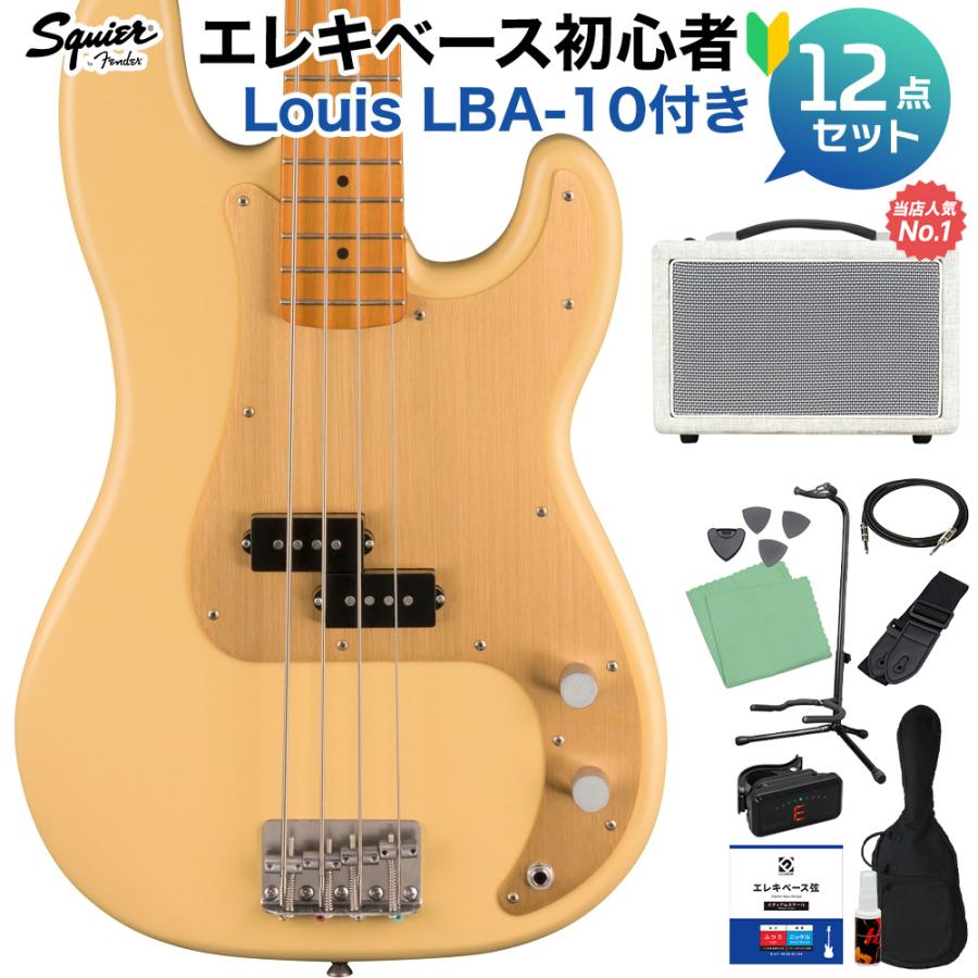 Squier by Fender スクワイヤー 40th Anniv. PB SVBL ベース 初心者 