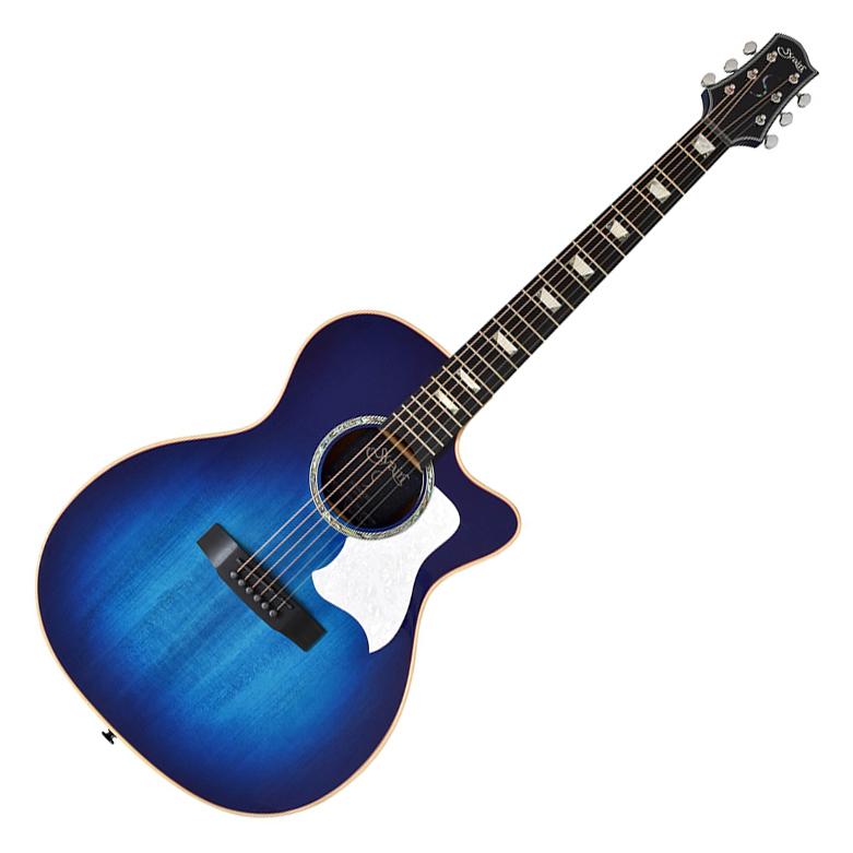 S.Yairi Sヤイリ YATK-1400EC BB (Blue Burst) エレアコギター