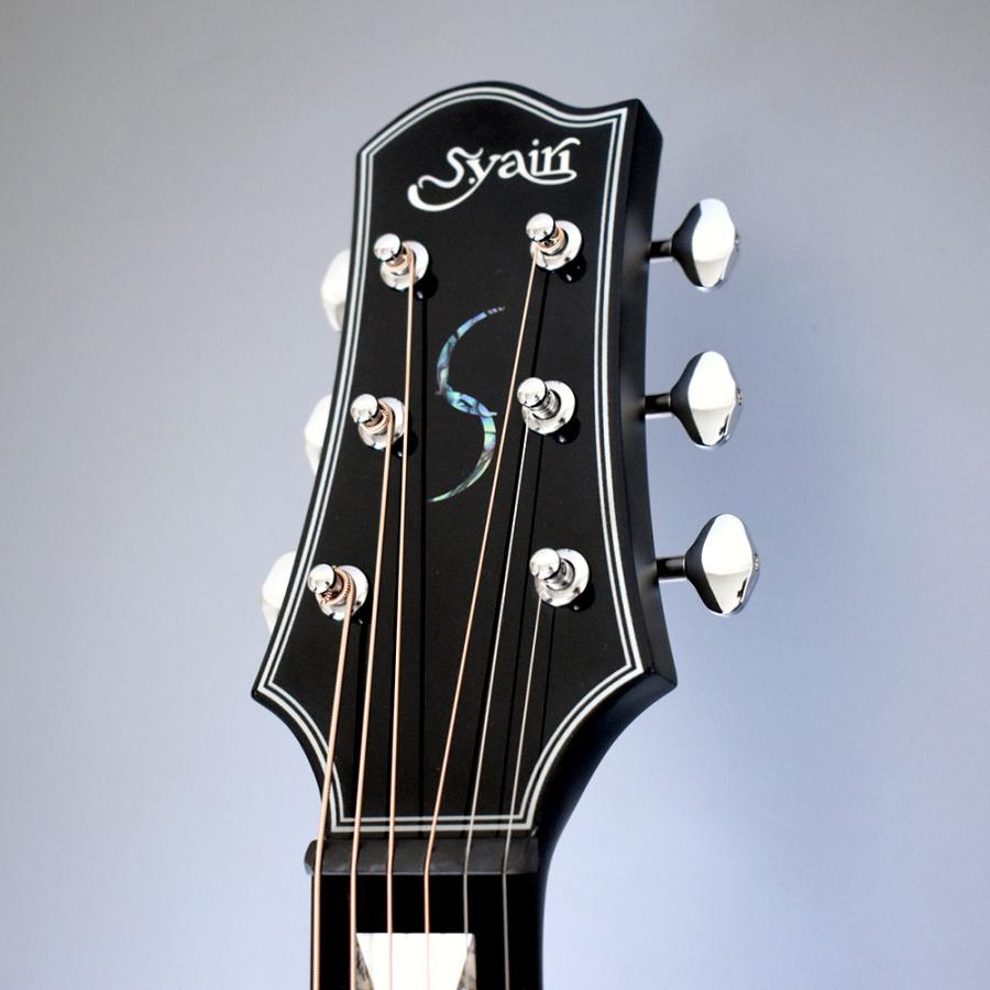 S.Yairi Sヤイリ YATK-1400EC BK (Trans Black) エレアコギター