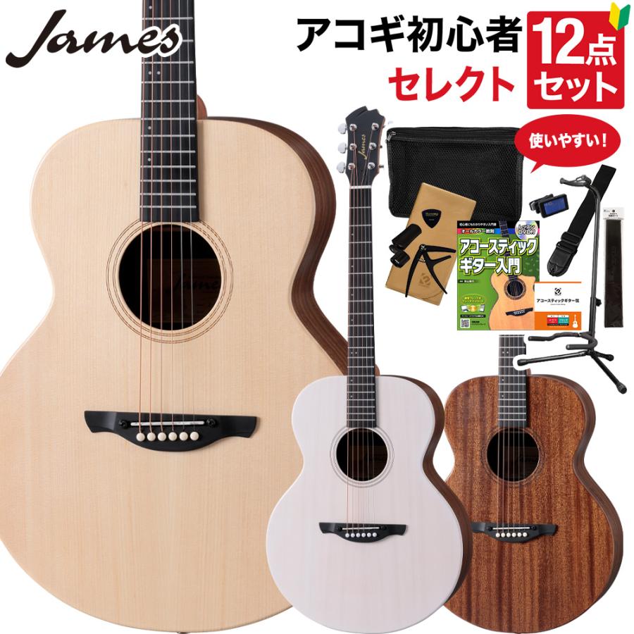 ジェームス James J-300S アコースティックギター 教本付き