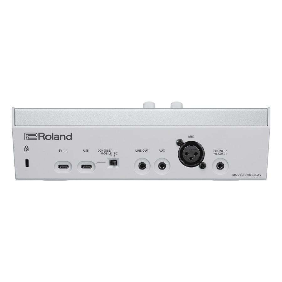 Roland ローランド BRIDGECAST アイスホワイト PS5 Windows Mac iPhone対応 ゲーム配信用 音声ミキサー ゲーミングミキサー_2