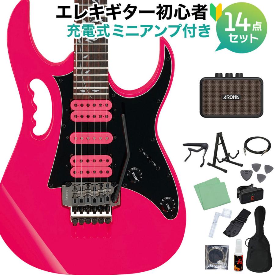 Ibanez アイバニーズ JEMJRSP-PK PINK エレキギター初心者14点 Ibanez アイバニーズ JEMJRSP-PK PINK エレキギター初心者14点