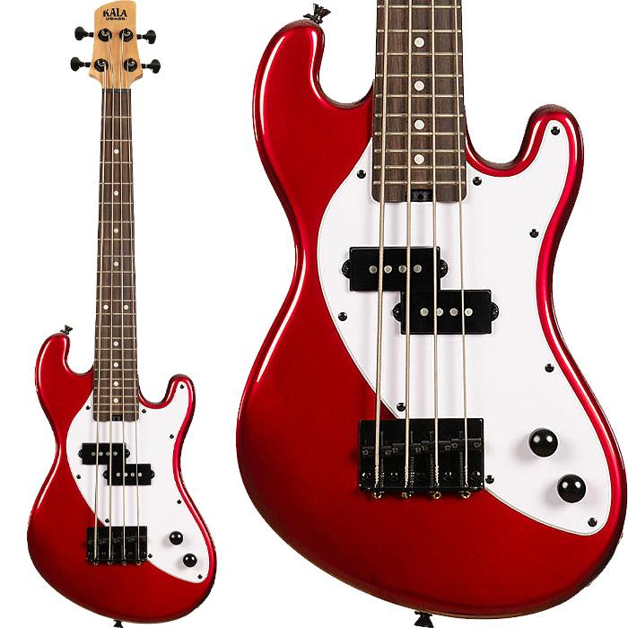 KALA カラ UBASS-SB-RD-FS ミニベース ショートスケール 4弦 レッド