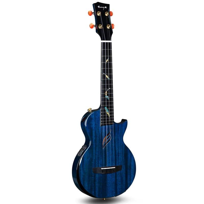 国内正規品 ENYA エンヤ エレキウクレレ ブルー 国内正規品 ENYA エンヤ Feather Mahogany Blue ブルー テナーウクレレ