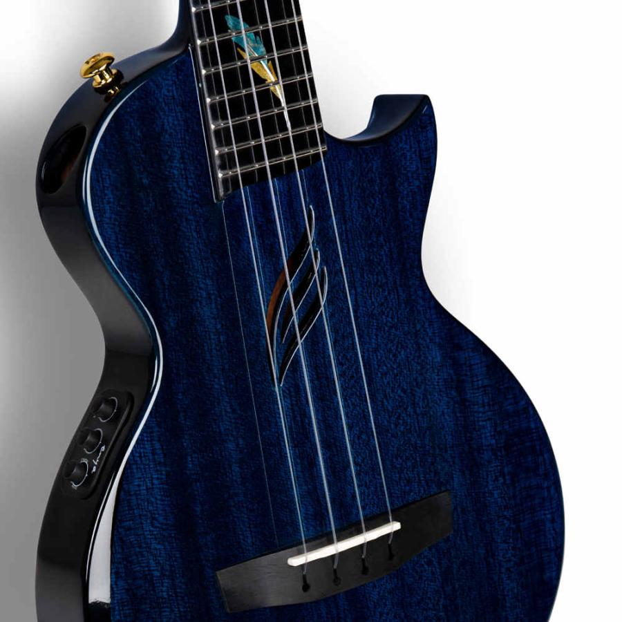 国内正規品 ENYA エンヤ Feather Mahogany Blue ブルー テナーウクレレ