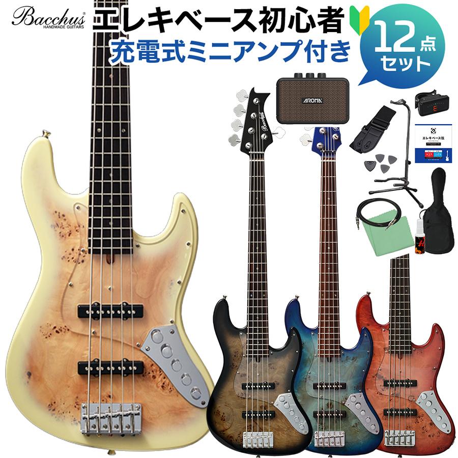 Bacchus（バッカス） WJB5-BP/Act 5弦ベース初心者12点セット充電式