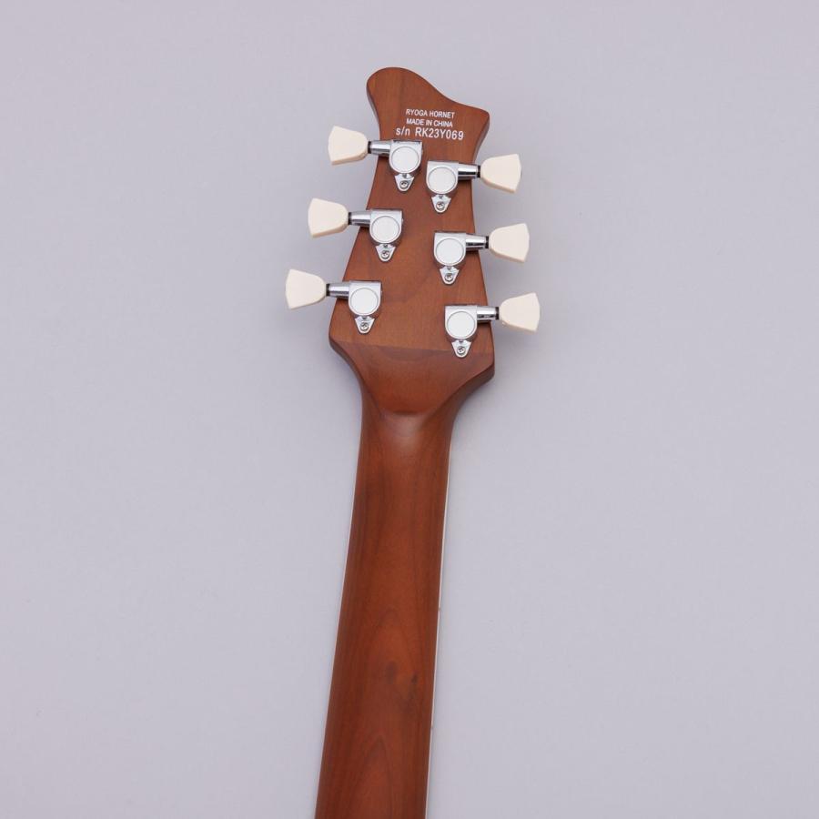 RYOGA（リョウガ） HORNET White エレキギター ハムバッカー ベイクド