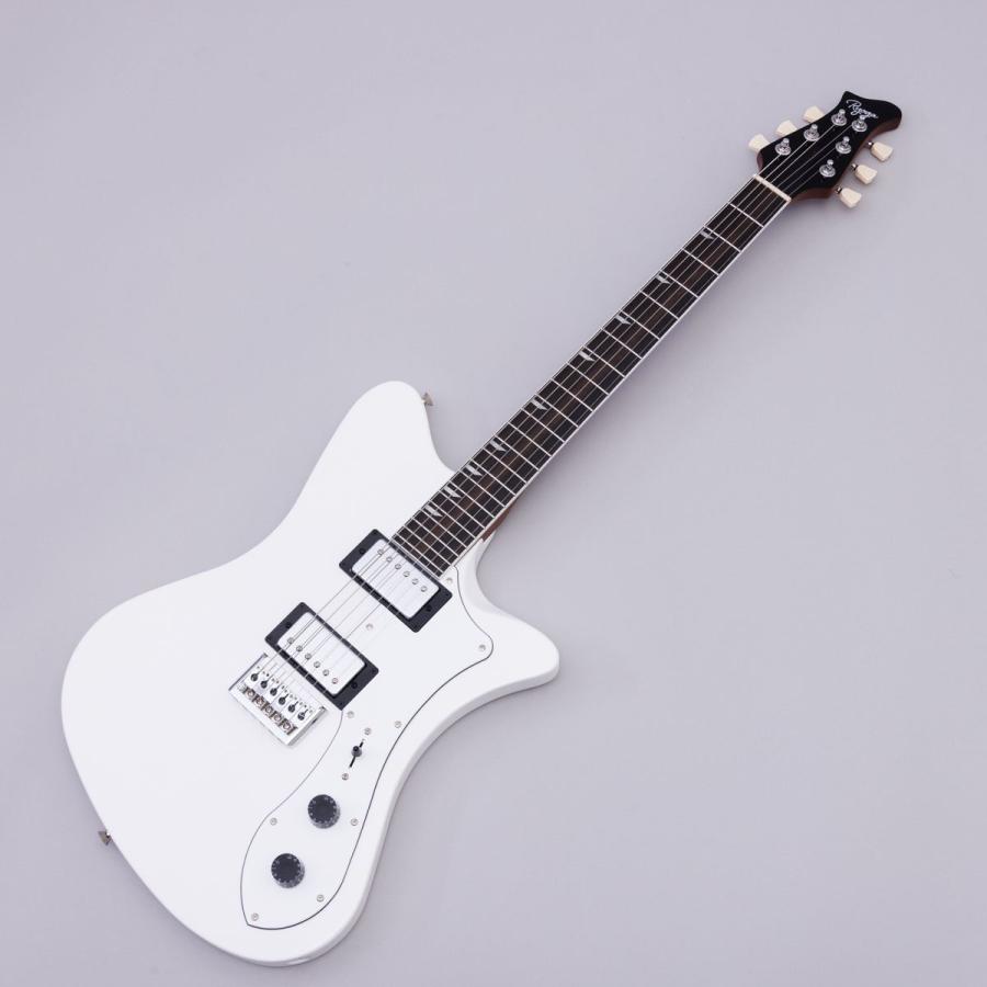 RYOGA HORNET White エレキギター ホワイト　ソフトケース付き Ryoga HORNET White エレキギター ハムバッカー ベイクドメイプル