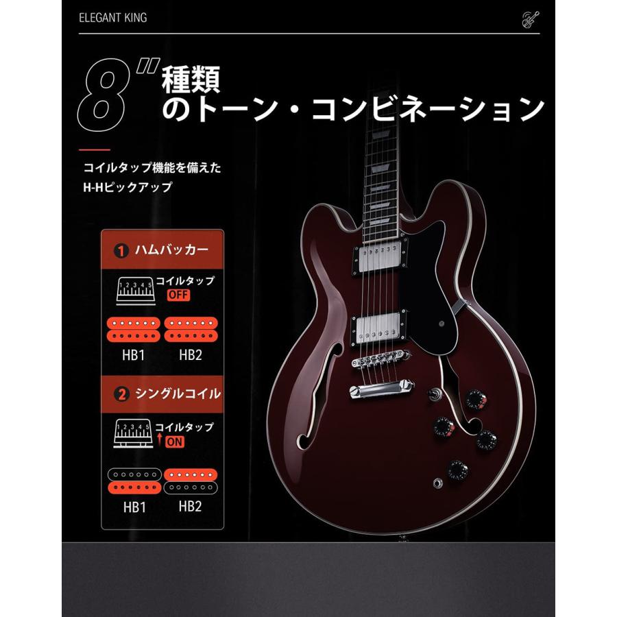 10/20までSALE Donner DJP-1000 Burgundy Red (バーガンディレッド