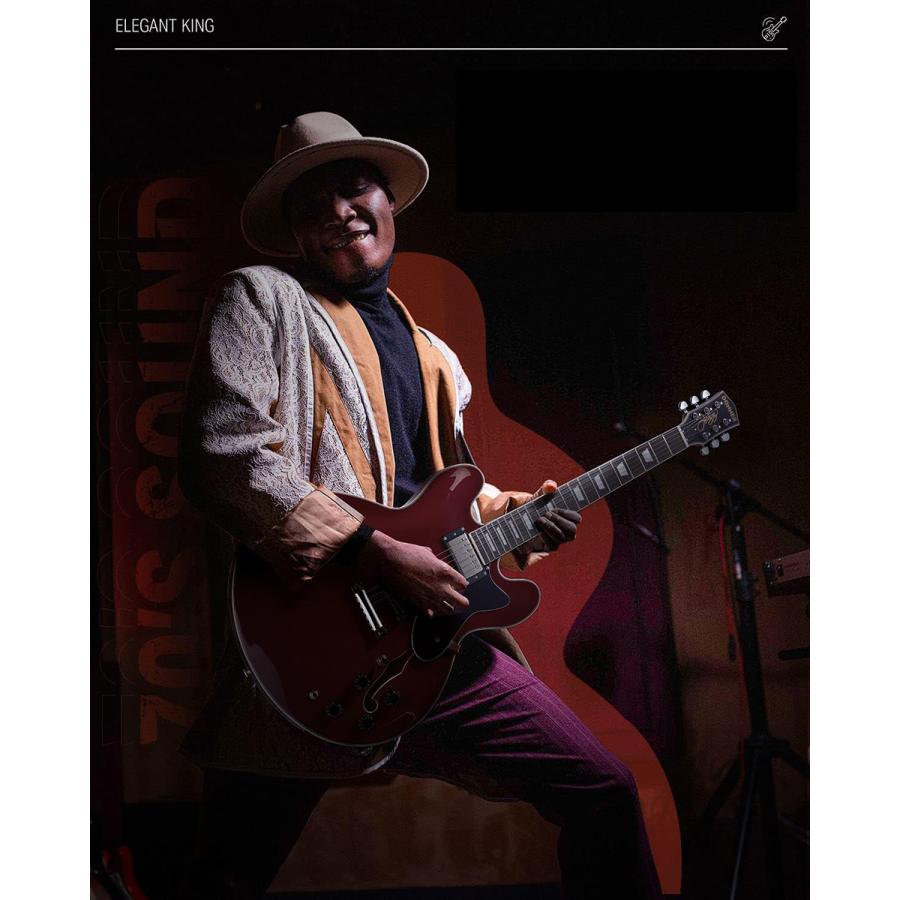 Donner ドナー DJP-1000 Burgundy Red (バーガンディレッド) エレキ