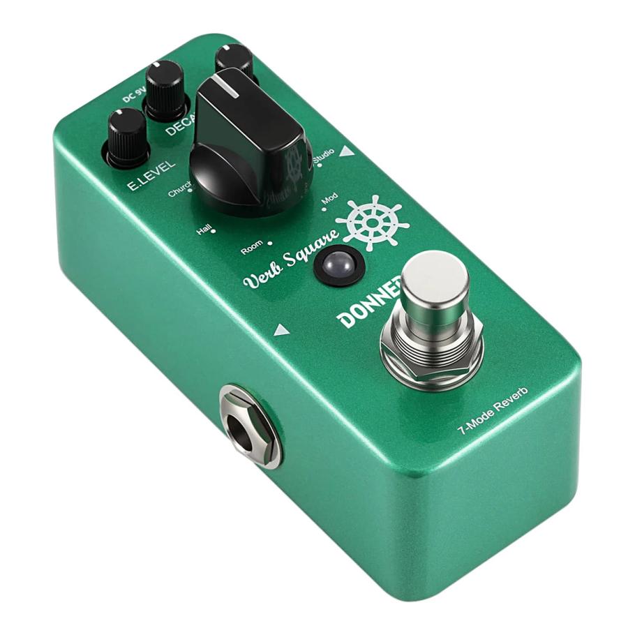 【充電器おまけします】オクターバー　Donner Pitch shifter Donner ドナー Verb Square エフェクター リバーブ 7モード搭載 : 島村