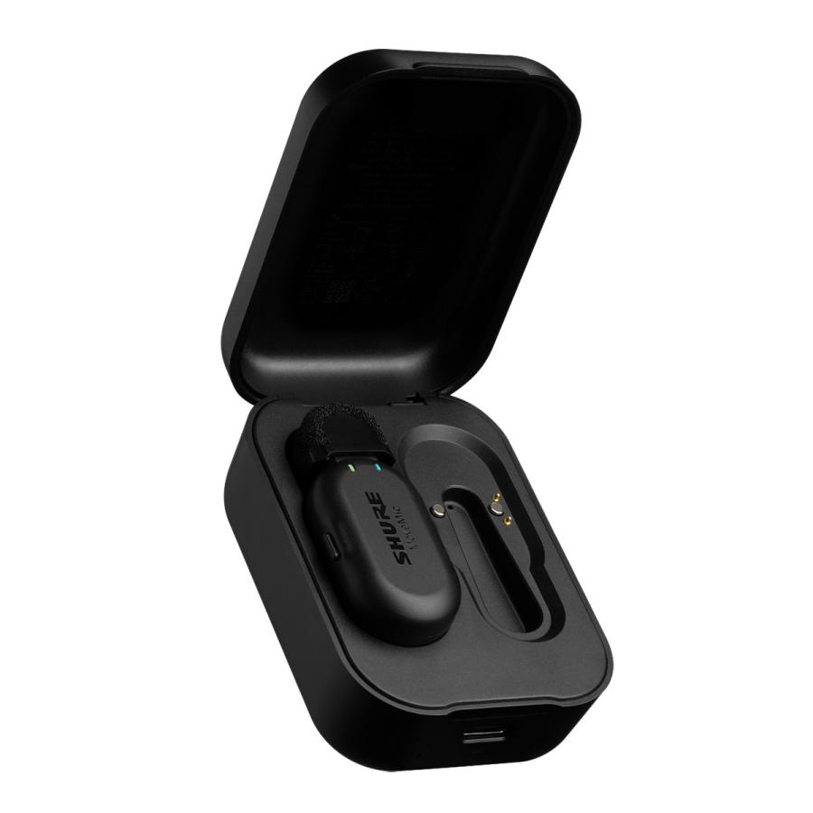 SHURE シュア MoveMic One クリップオン ワイヤレスマイクロホン 1本入り 充電ケース付き MV-ONE-J-Z6_3