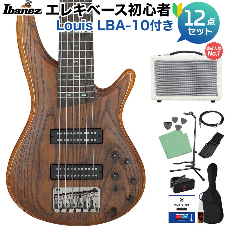 Ibanez（アイバニーズ） SR6AH SUF 6弦ベース初心者12点セット 島村
