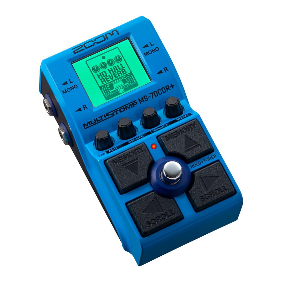 ズーム（zoom） MS-70CDR+ MultiStomp ストンプボックス 空間系