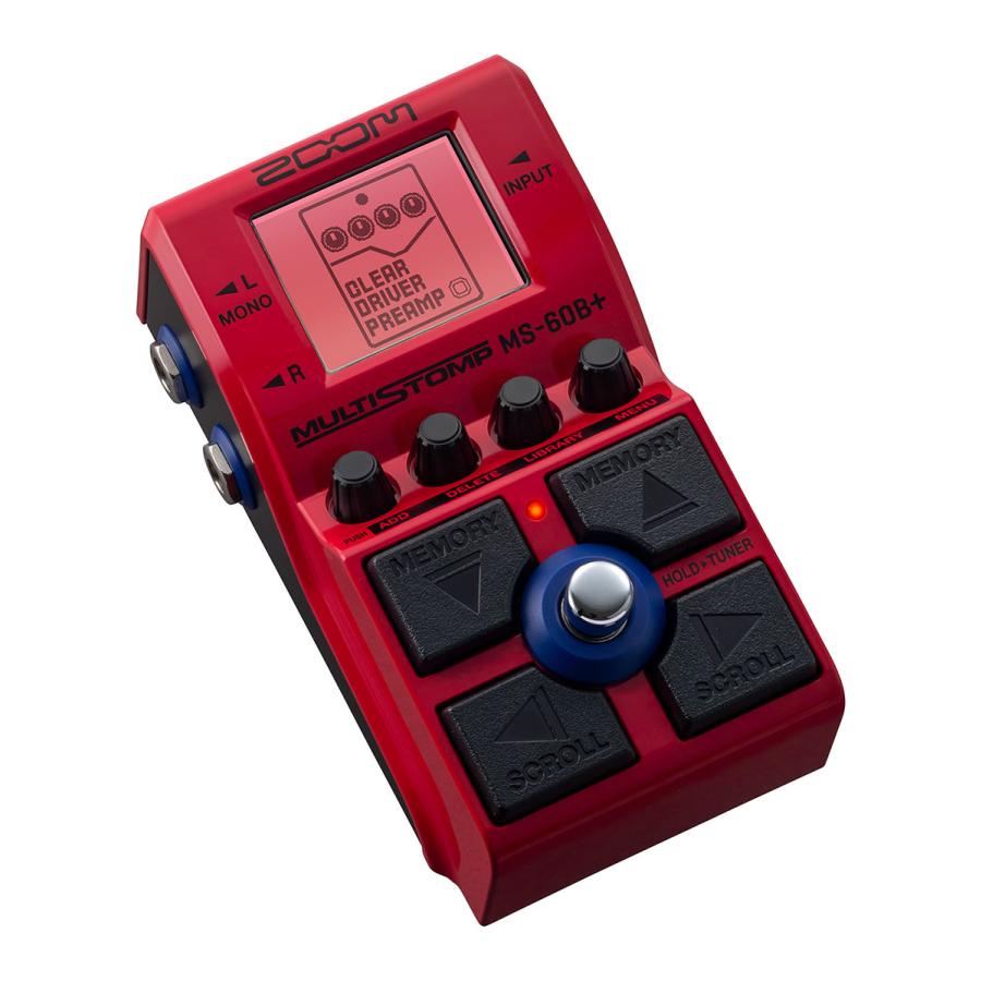 ZOOM ズーム MS-60B+ MultiStomp ストンプボックス マルチエフェクター アンプモデリング_3